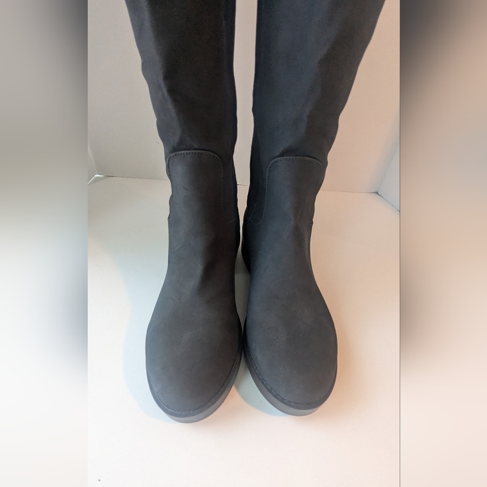 Rocket Dog Charcoal Over the Knee Boots